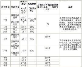 傷殘等級鑒定標準最新概述